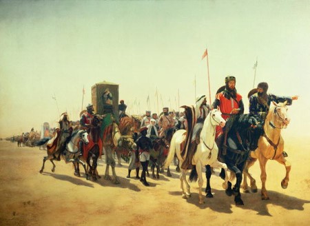 Richard de-Lion on his way to Jerusalem